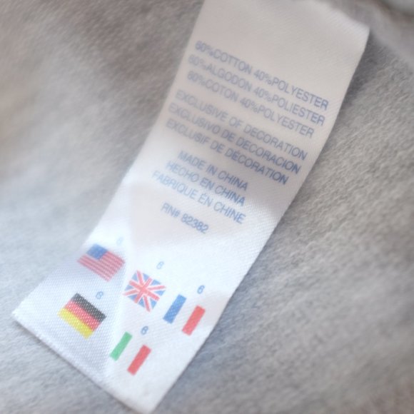 COPY - Champion boy grey logo zipper hoodie - Picture 6 of 7